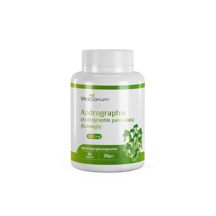 VitaSanum® - Andrographis (Andrographis paniculata) (Kalmegh) 500 mg 90 Capsule