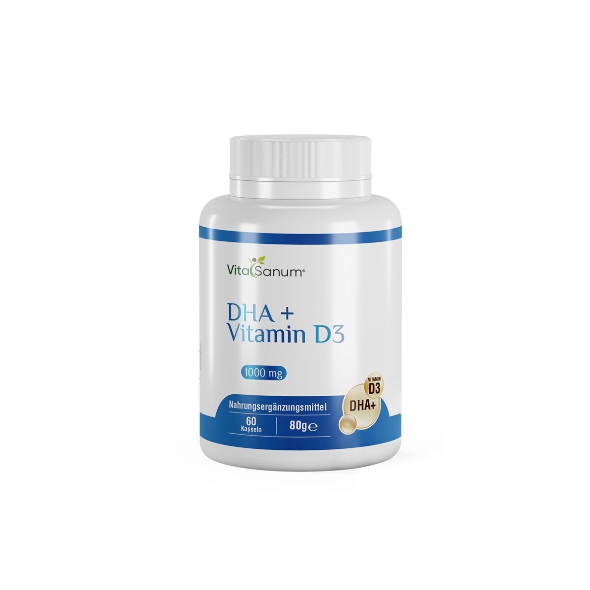 VitaSanum® - DHA + Vitamina D3 1000 mg 60 capsule