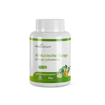 VitaSanum® - Mangue africaine (Irvingia gabonensis) 700 mg 60 gélules