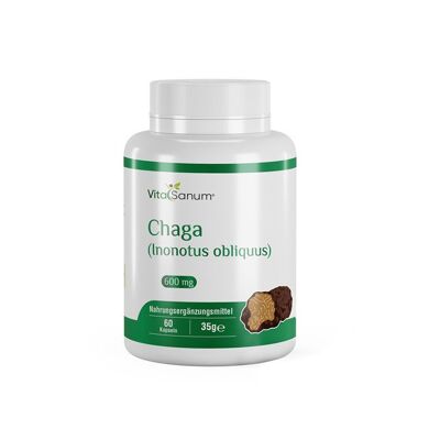 VitaSanum® - Chaga (Inonotus obliquus) 600 mg 60 gélules