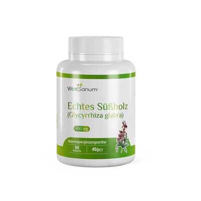 VitaSanum® - Réglisse (Glycyrrhiza glabra) 400 mg 90 Gélules