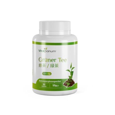 VitaSanum® - Thé vert 綠茶 / 绿茶 500 mg 90 gélules