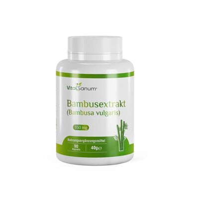 VitaSanum® - Extrait de Bambou (Bambusa vulgaris) 350 mg 90 gélules