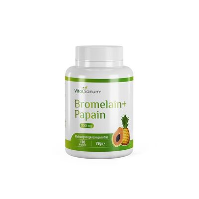 VitaSanum® - Bromelina + Papaína 700 mg 100 cápsulas