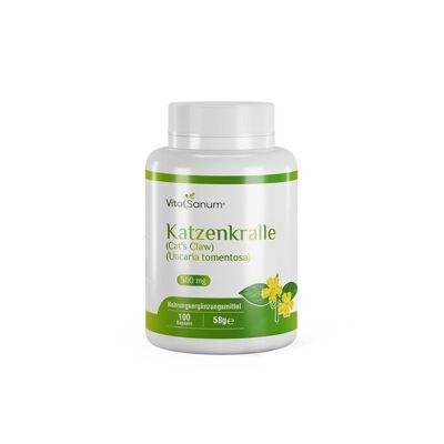 VitaSanum® - Uña de gato (Uncaria tomentosa) 500 mg 100 cápsulas