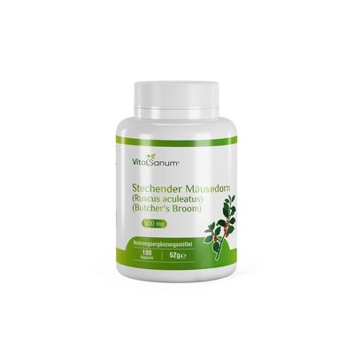 VitaSanum® - Rusco (Ruscus aculeatus) 500 mg 100 Cápsulas