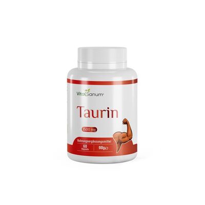 VitaSanum® - Taurine 1500 mg 60 Gélules