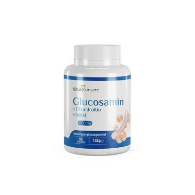 VitaSanum® - Glucosamine + Chondroïtine + MSM 1500 mg 90 comprimés
