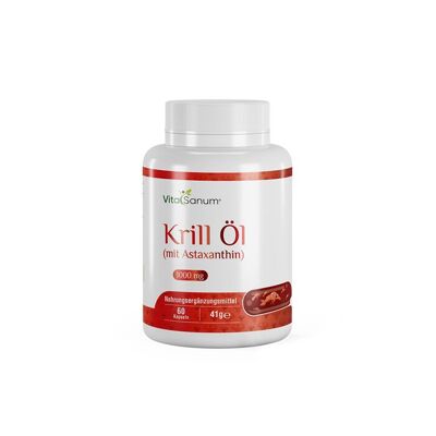 VitaSanum® - Krill Oil (with Astaxanthin) 60 Capsules