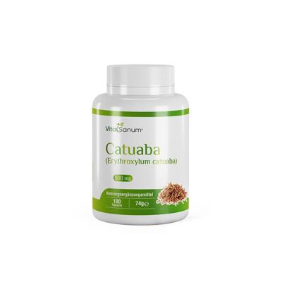 VitaSanum® - Catuaba (Erythroxylum catuaba) 500 mg 100 capsules