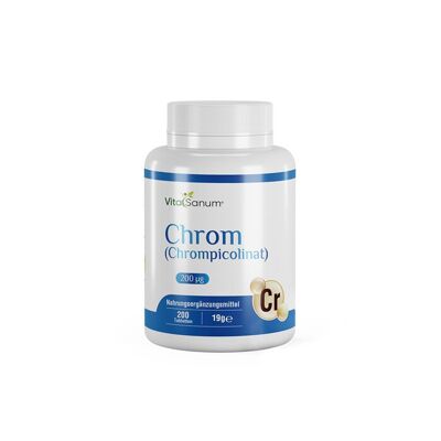 VitaSanum® - Chromium (Chromium Picolinate) 200 µg 200 Tablets