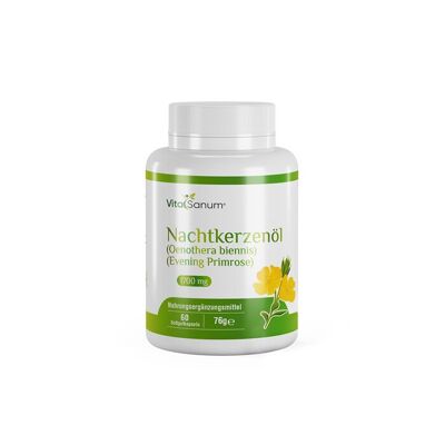 VitaSanum® - Olio di enotera (Oenothera biennis) 1700 mg 60 capsule molli
