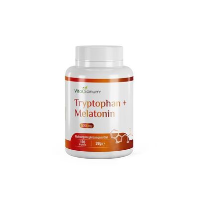 VitaSanum®- Tryptophan + Melatonin 300 mg 100 capsules