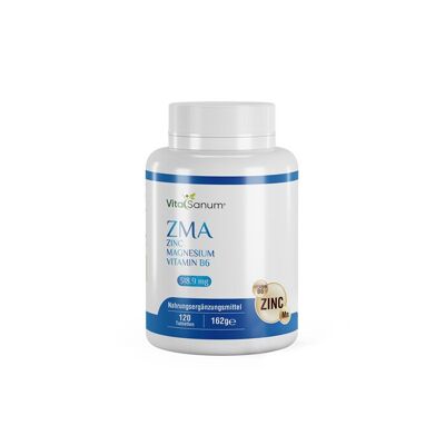 VitaSanum® - ZMA 120 comprimés 318,9 mg - Production pharmaceutique