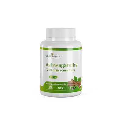 VitaSanum® - Ashwagandha (Withania somnifera) 380 mg 200 comprimidos