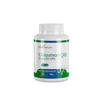 VitaSanum® - Ubiquinone Q10 (Coenzyme Q10) 100 mg 120 capsules