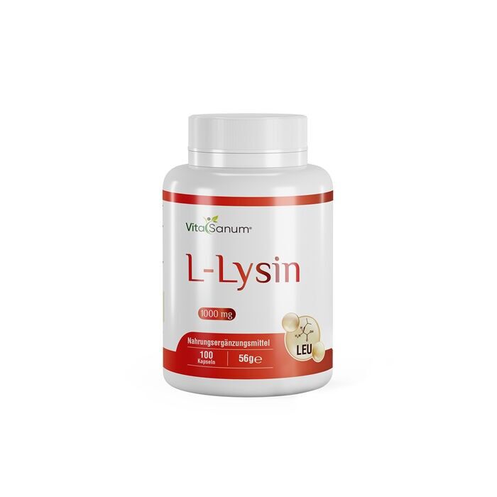 VitaSanum®- L-Lisina 1000 mg 100 Capsule