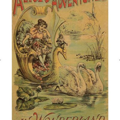 A1 Art Print of Alices Adventures in Wonderland
