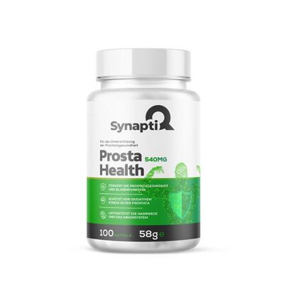 SynaptiQ® - Prosta Health – For the support of prostate health 540 mg 100 Capsules