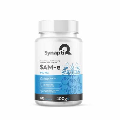 SynaptiQ® SAMe – High-quality nutritional supplement 500 mg 100 capsules