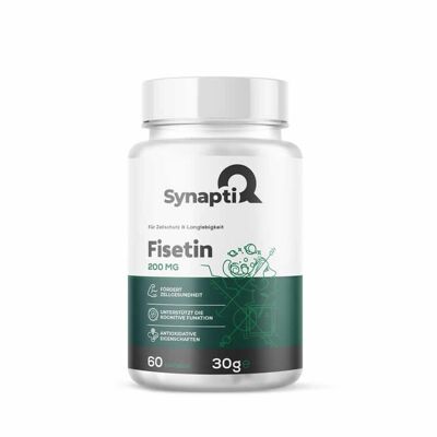 SynaptiQ® Fisetin – High-quality polyphenol from nature 100 mg 60 capsules