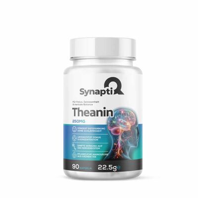 SynaptiQ® Teanina – Concentrazione, serenità ed equilibrio mentale