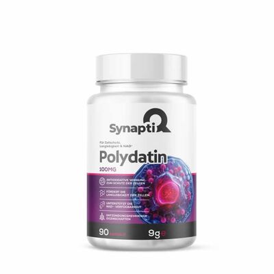 SynaptiQ® Polydatin: protección celular, longevidad y apoyo de NAD⁺