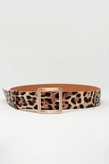 ceinture à imprimé léopard 1