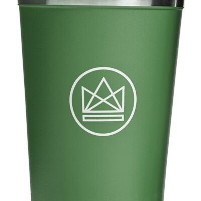 Neon Kactus Insulated Coffee Cup 12oz - Happy Camper