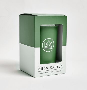 Tasse à café isotherme Neon Kactus 12oz - Happy Camper 3