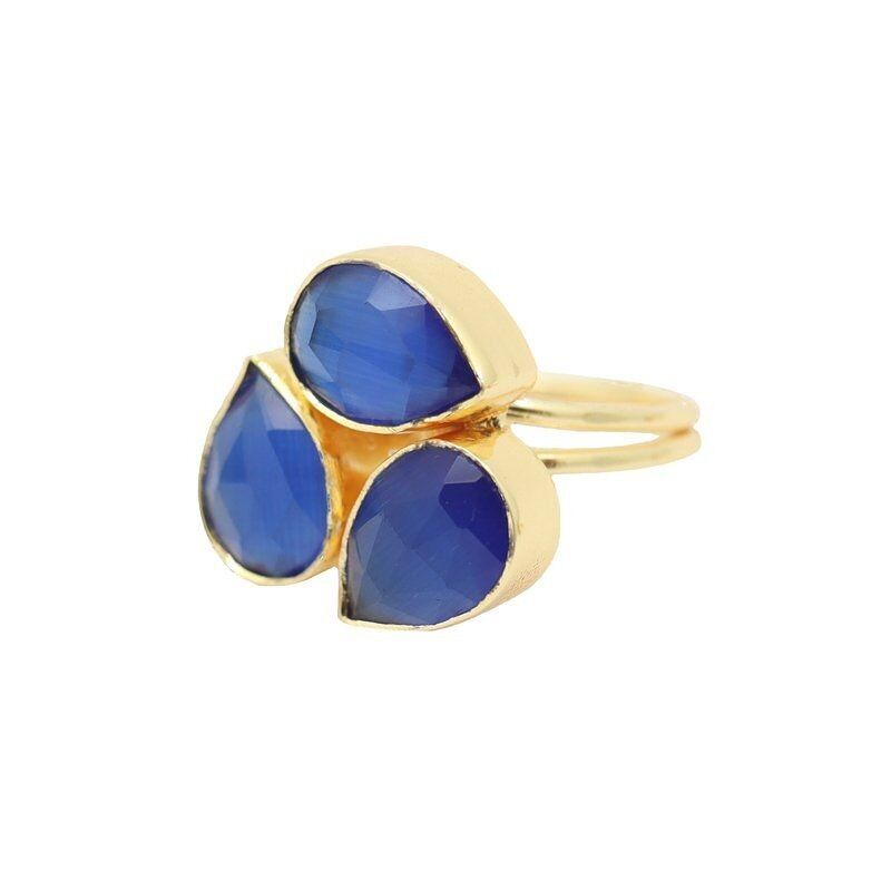 Königsblauer Platon-Ring