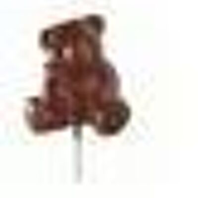 Dark chocolate lollipop