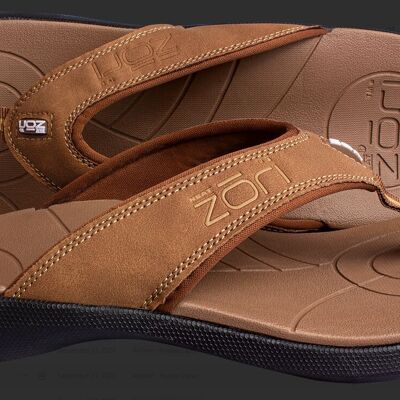 Pantuflas Zori - Negro Coñac