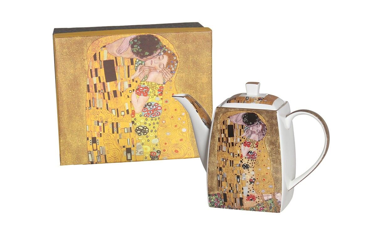 CAFFETTIERA IN PORCELLANA G.'S KISSKLIMT - G.KLIMT