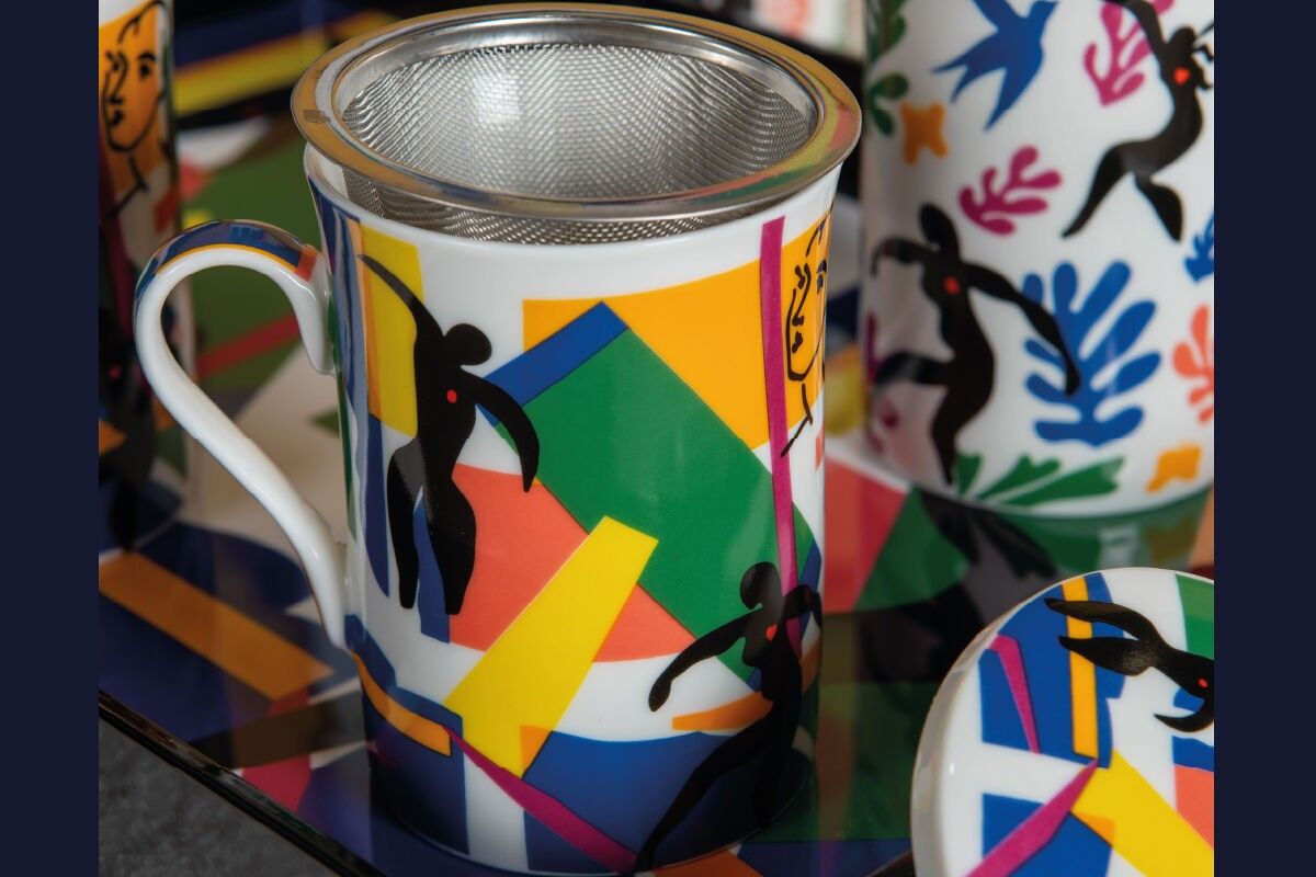 TAZZA DA TÈ IN PORCELLANA 300ML + INFUSORE ESPRIT MATISSE - ESPRIT M