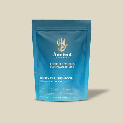 Extrait de champignon queue de dinde en poudre - 30 % de bêta-glucane (60 g)