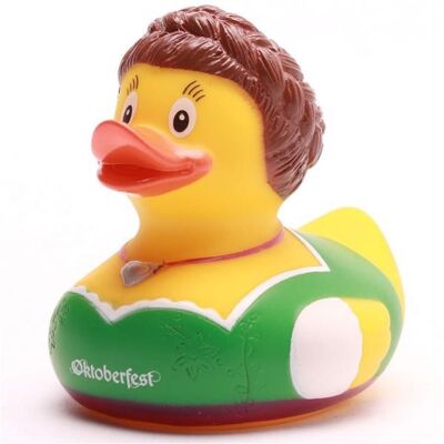 Canard en caoutchouc de l'Oktoberfest « Dirndl » - canard en caoutchouc