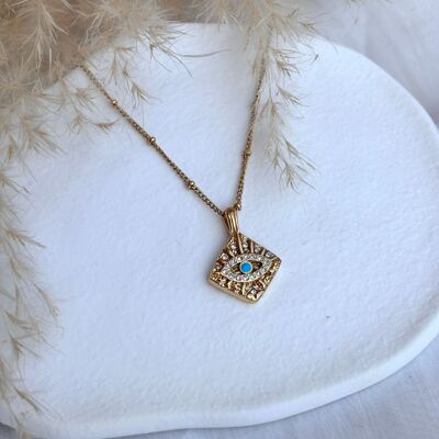 Blue Guardian - Collana con occhio protettivo