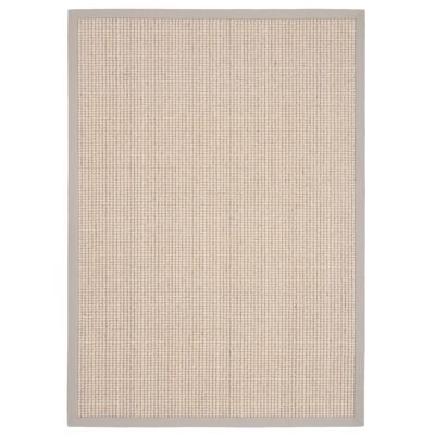 Boucle en sisal Origins avec bordure grise douce