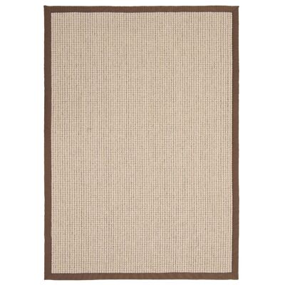 Boucle en sisal Origins avec bordure moka