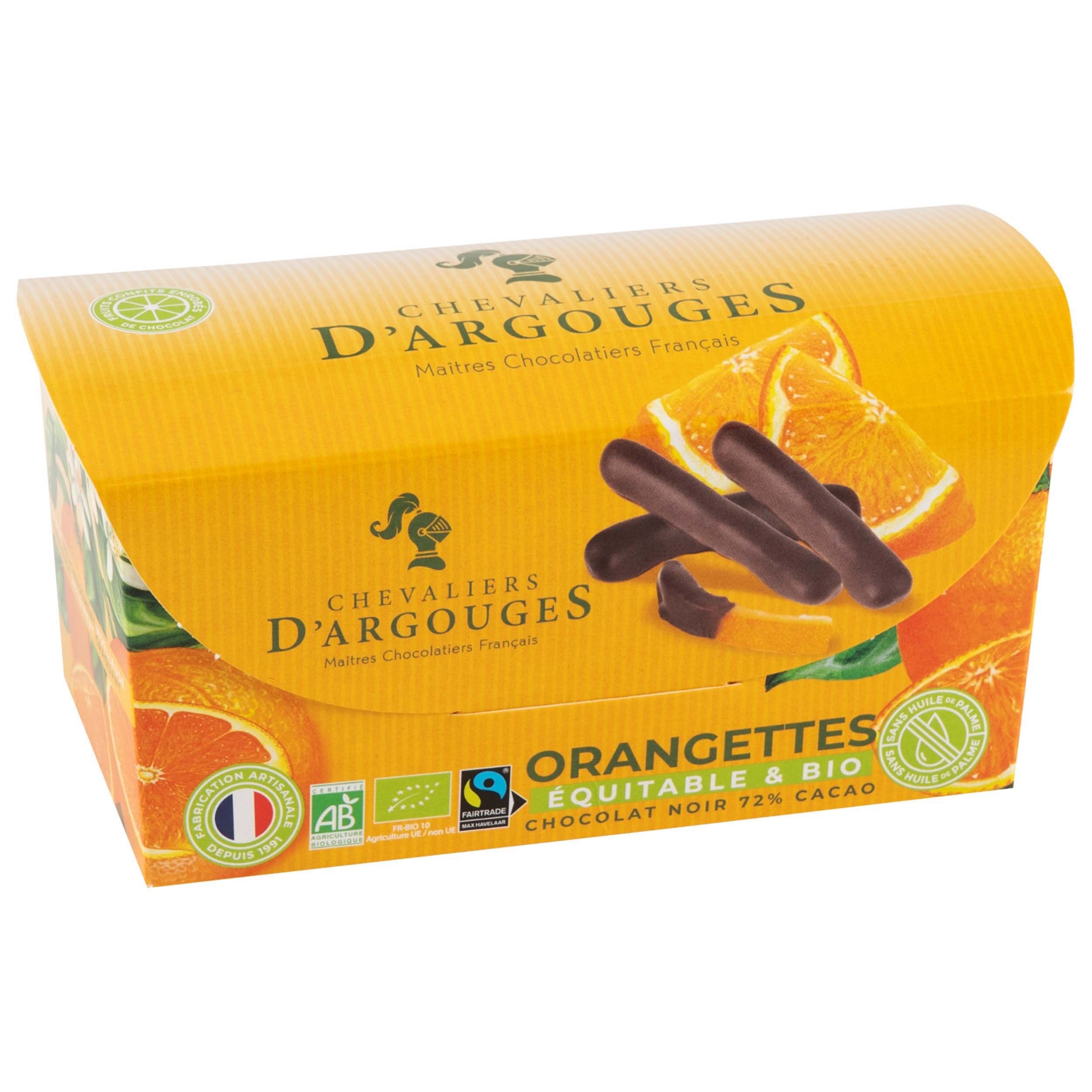 ORGANIC/FAIRTRADE ORANGETTES BALLOTIN - DARK CHOCOLATE