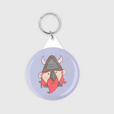 Porte-clés/porte-clés Viking Face - Amusant, idiot, mignon !