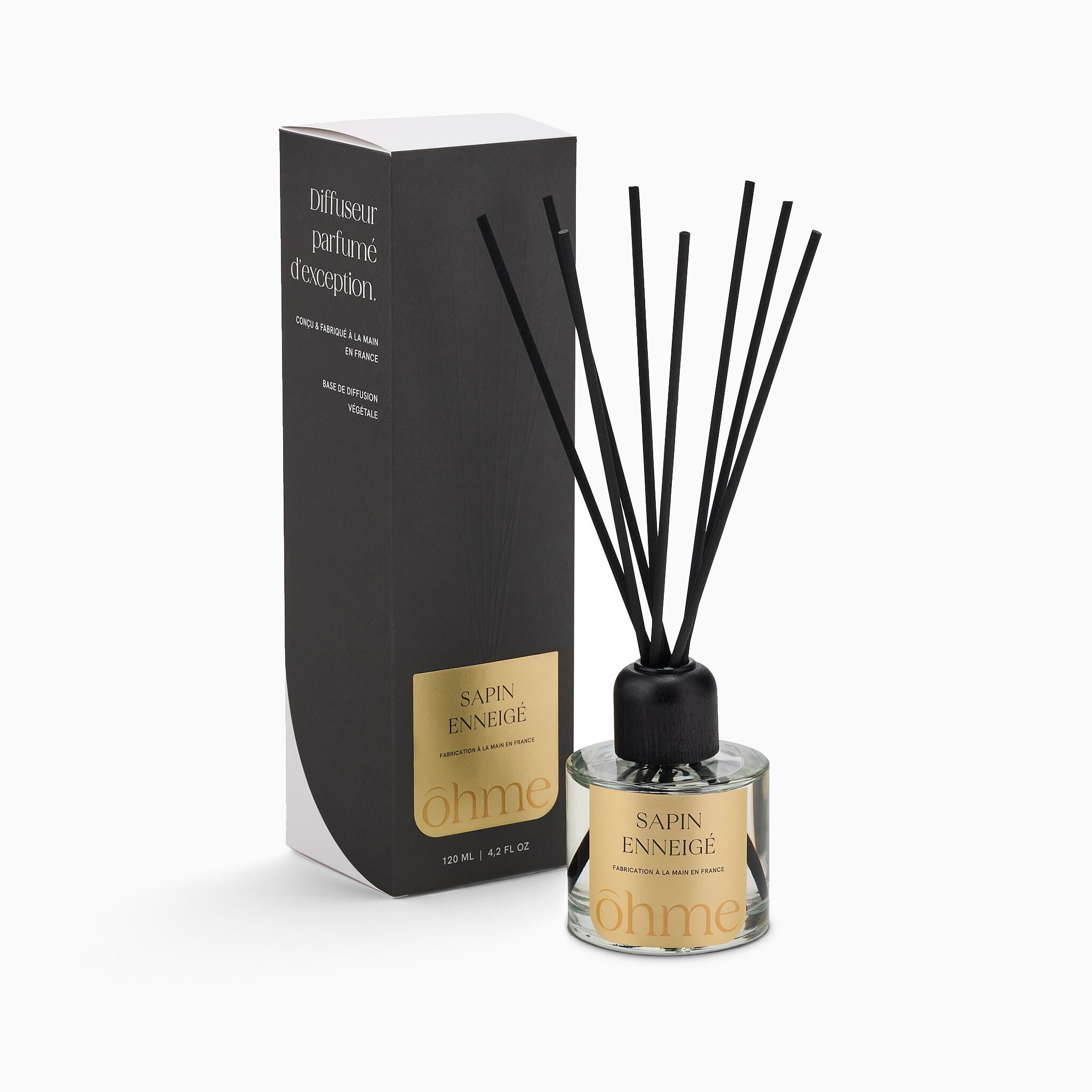 Diffuseur à bâtonnets Sapin Enneigé | Base de diffusion végétale