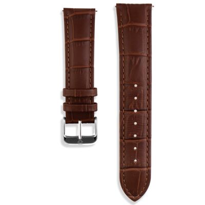Braunes Lederarmband 20 mm