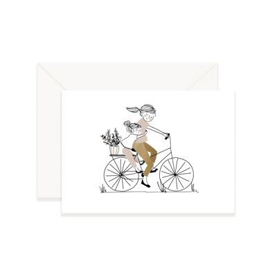 Biglietto per giro in bici da ragazza