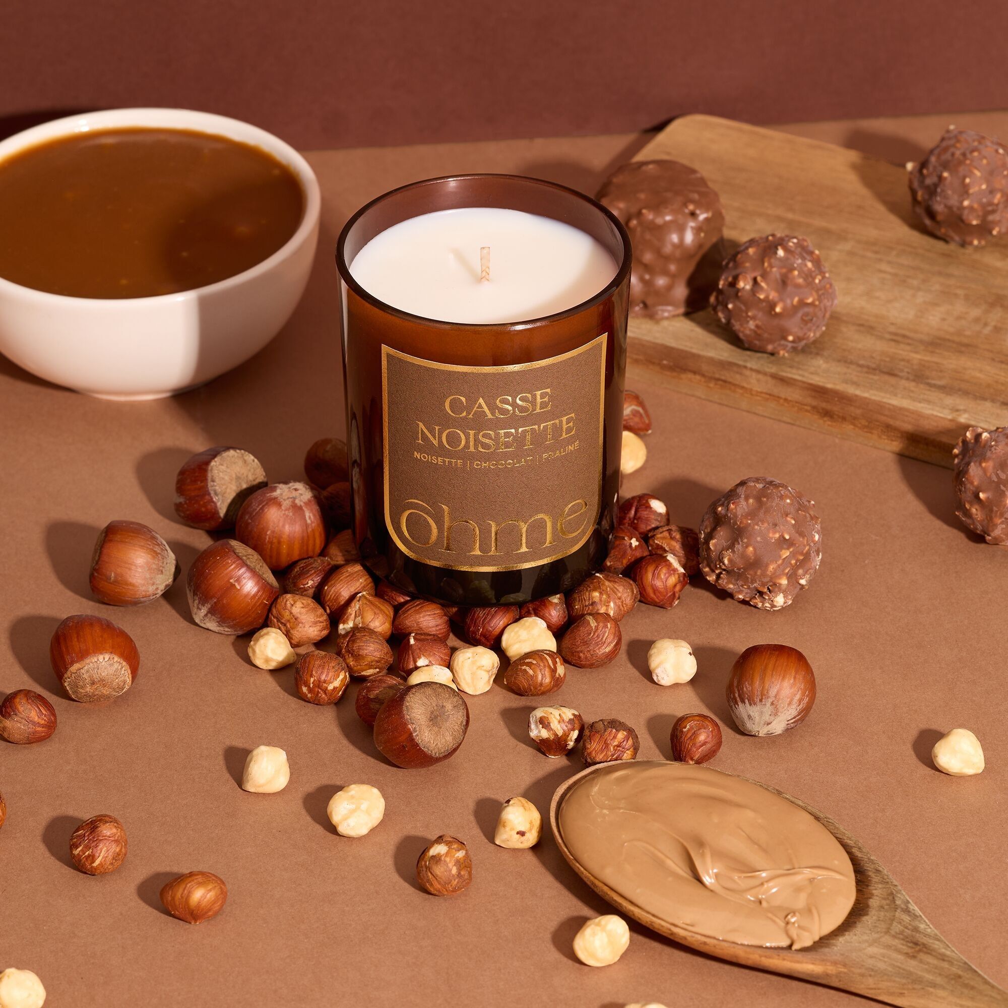 Bougie parfumée Casse-Noisette | Cire végétale, 160g