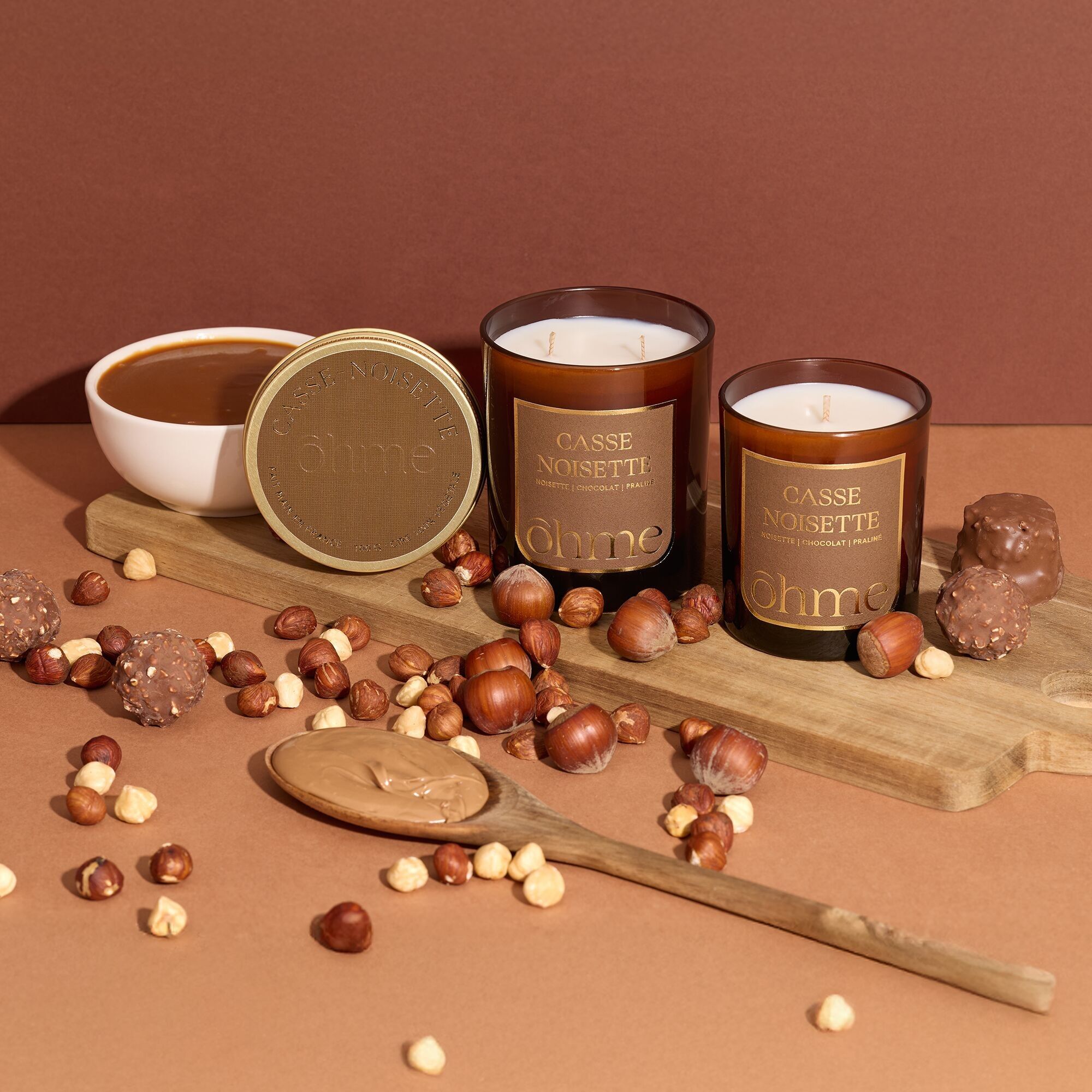 Bougie parfumée Casse-Noisette | Cire végétale, 160g