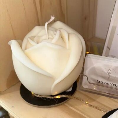 Rose-shaped candle - Rosa XL - Luz de Vela