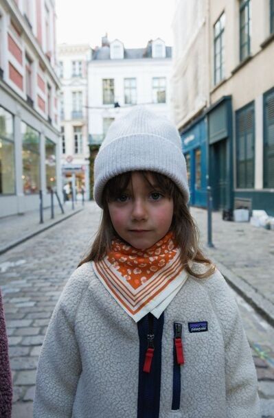 Foulard Bébé Enfant Graou Camel