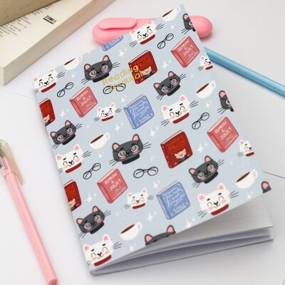 Diario di lettura - Regalo per gli amanti dei gatti - Quaderni carini